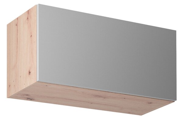 Kuchyňská skříňka horní Langen G80K MEX 10817, Kuchyňské skříňky korpus dub Artisan/ dvířka beige, Způsob otvírání Systém push open