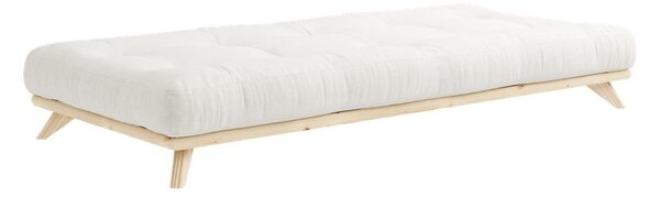 Jednolůžková postel z borovicového dřeva s roštem 90x200 cm Senza – Karup Design