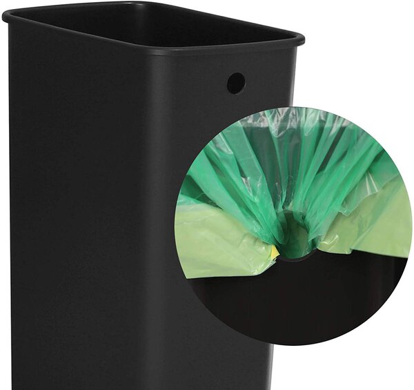 SONGMICS Odpadkový koš 2x20 L KAILO bílý