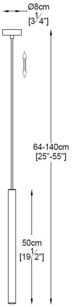 Zuma Line Loya závěsné svítidlo 1x5 W měděná P0461-01A-L7L7