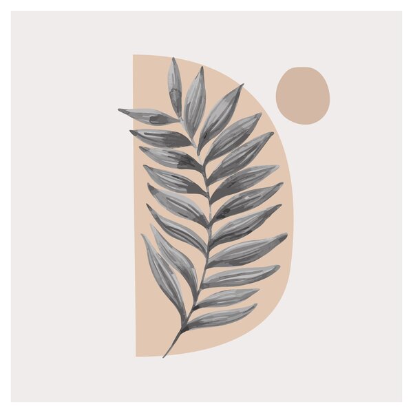 Obraz - Ilustrovaný list N⁰1 (30x30 cm)