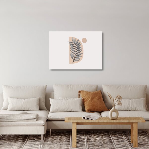 Skleněný obraz - Ilustrovaný list N⁰1 (70x50 cm)