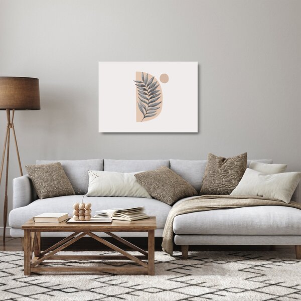Skleněný obraz - Ilustrovaný list N⁰1 (70x50 cm)