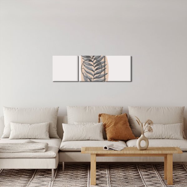 Obraz - Ilustrovaný list N⁰1 (s hodinami) (90x30 cm)