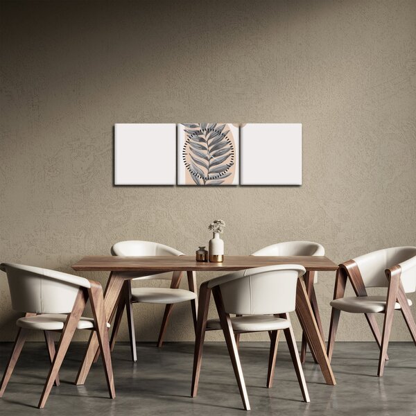 Obraz - Ilustrovaný list N⁰1 (s hodinami) (90x30 cm)
