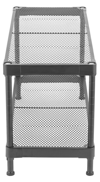 REGÁL NA BOTY, černá, 75/40/32 cm MID.YOU - Online Only šatny & botníky, Online Only