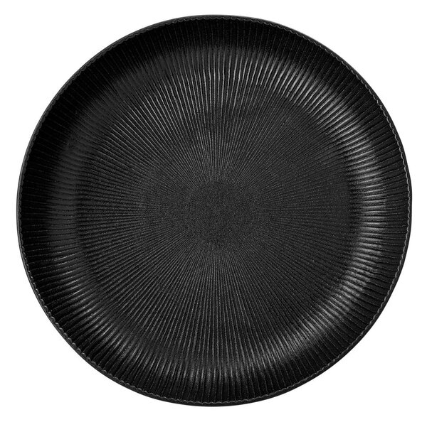 Černá miska z kameniny Bloomingville Neri, ø 33 cm