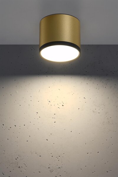 Candellux Tuba stropní světlo 1x9 W černá-zlatá 2275956