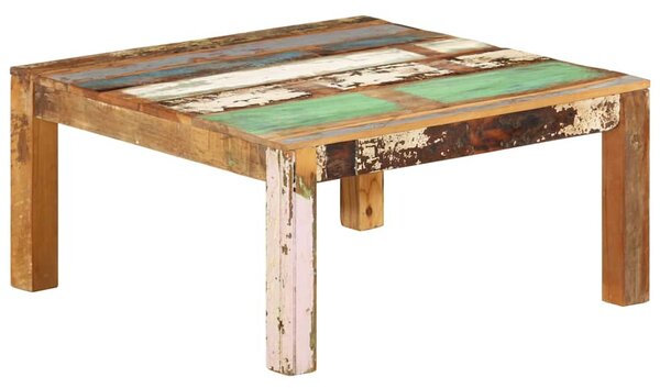 Konferenční stolek 80 x 80 x 40 cm masivní recyklované dřevo 338030