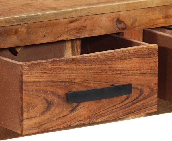 Příborník se 3 zásuvkami 110x30x80 cm masivní akáciové dřevo 338032