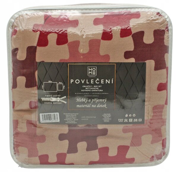 Sada povlečení Home Elements přikrývka 140 Cm x 200