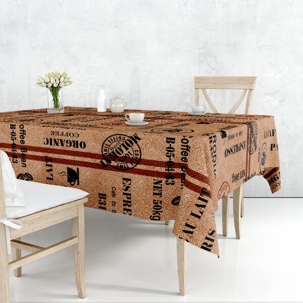Ubrus PVC Mo-6039 - Coffee - Role 140cm x 20m