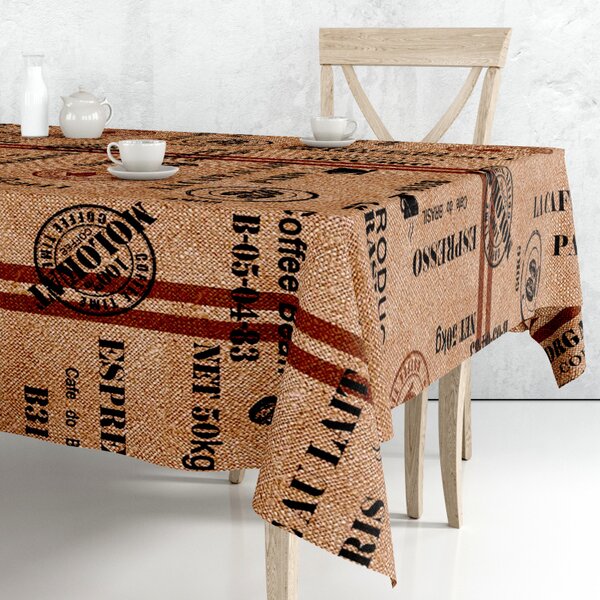 Ubrus PVC Mo-6039 - Coffee - Role 140cm x 20m