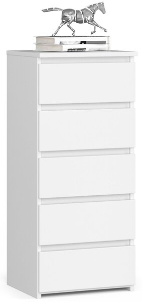 Ak furniture Komoda CL5 40 cm bílá