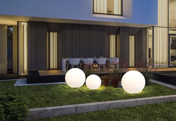 Nowodvorski Lighting Cumulus venkovní stojací lampa 1x60 W bílá 6978