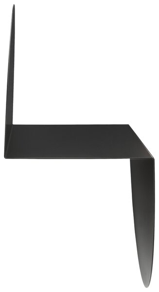 NÁSTĚNNÁ POLICE, černá, 40/20/40 cm MID.YOU - Nástěnné police, Online Only