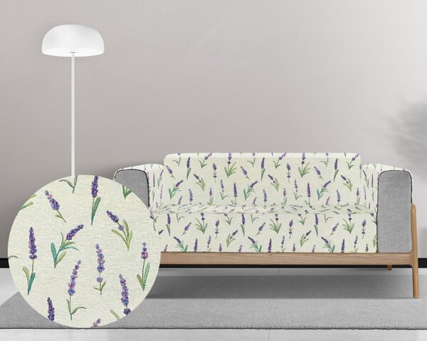 Ervi Gobelínový přehoz na sedačku/postel - Levandulová elegance
