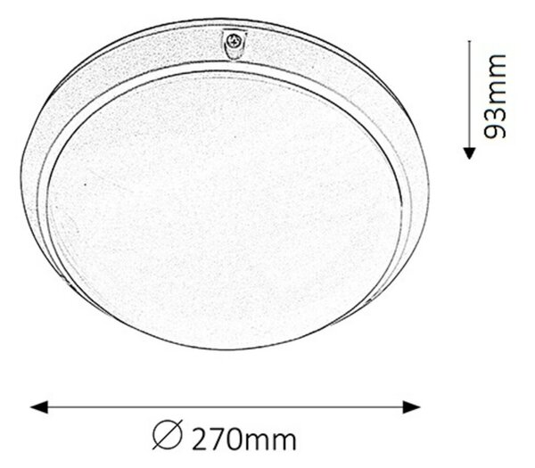 Rabalux venkovní nástěnné svítidlo Lentil E27 1x MAX 60W bílá IP54 5810