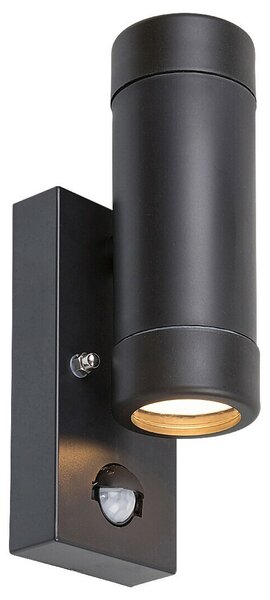Rabalux venkovní nástěnné svítidlo Medina GU10 2X MAX 10W matná černá IP44 8835