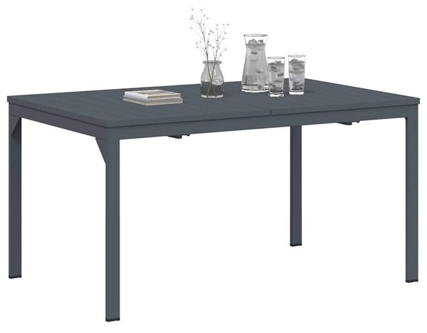 Venkovní jídelní stůl Skládací Antracit 210 x 90 x 73 cm Ocel 3381205