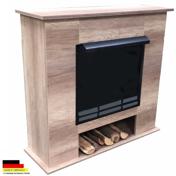 Krb na etanol a gel Model 001B Deluxe světlý dub