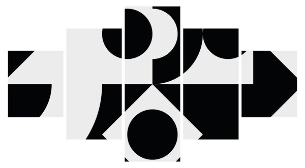 Obraz - Geometrická abstrakce N⁰1 (125x70 cm)