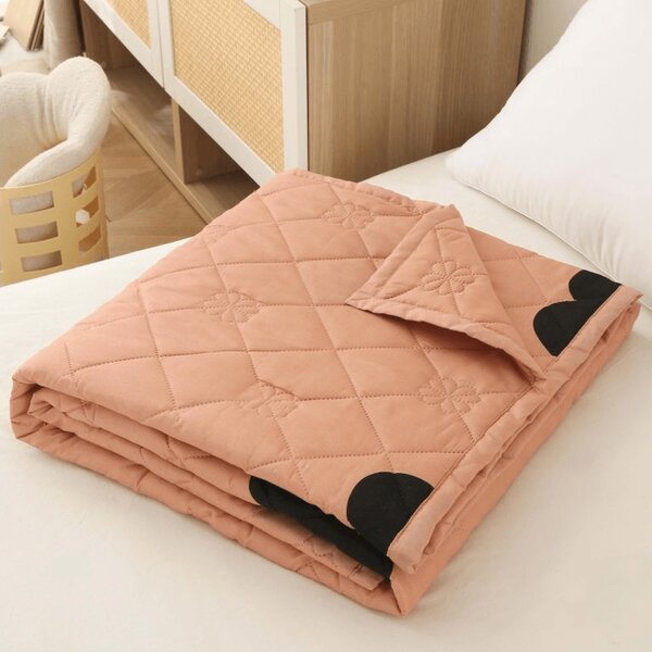 Letní přikrývka HEARTIX 140x200 cm, oranžová