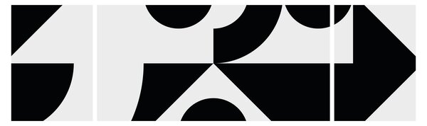 Obraz - Geometrická abstrakce N⁰1 (170x50 cm)