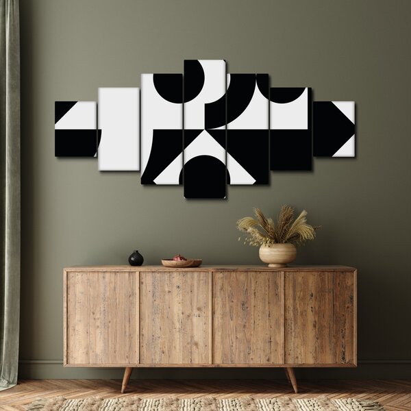 Obraz - Geometrická abstrakce N⁰1 (210x100 cm)