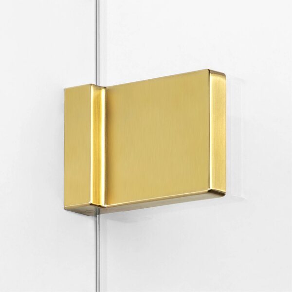 New Trendy Avexa Gold Shine sprchový kout 90x90 cm zlatá lesk/průhledné sklo EXK-3842