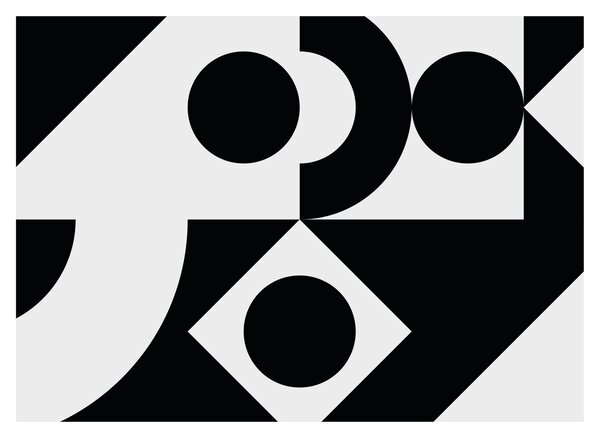 Obraz - Geometrická abstrakce N⁰1 (70x50 cm)