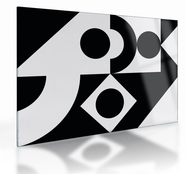 Skleněný obraz - Geometrická abstrakce N⁰1 (70x50 cm)