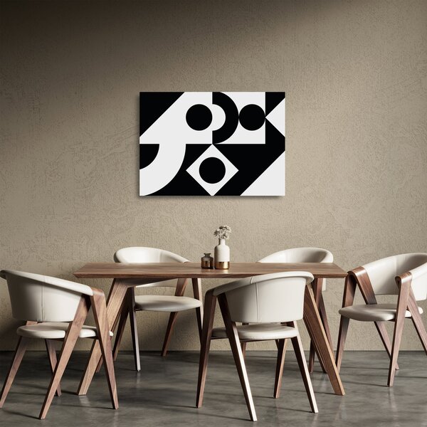 Skleněný obraz - Geometrická abstrakce N⁰1 (70x50 cm)