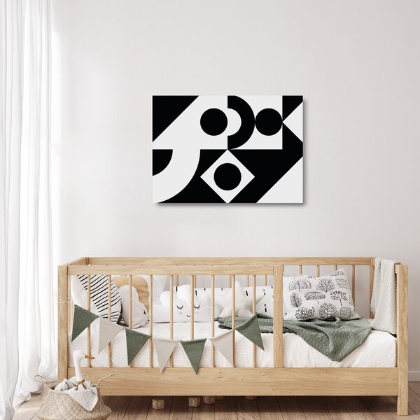 Skleněný obraz - Geometrická abstrakce N⁰1 (70x50 cm)