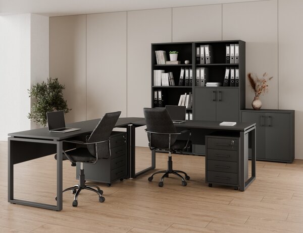 Kancelářská sestava NEJBY GIANNI PREMIUM 5, antracit