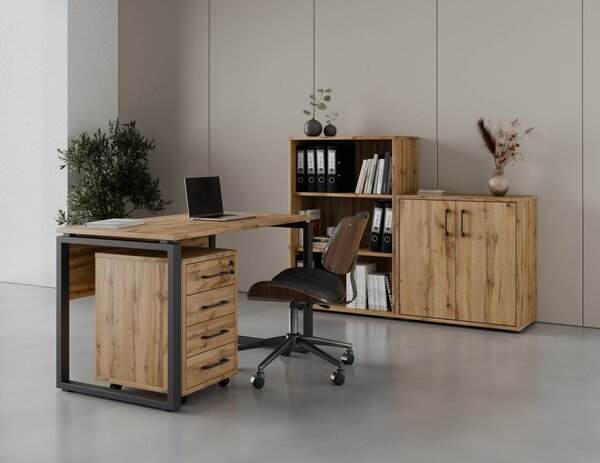 Kancelářská sestava NEJBY GIANNI PREMIUM 3, dub wotan