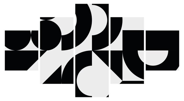 Obraz - Geometrická abstrakce N⁰2 (125x70 cm)