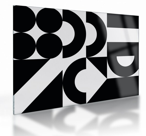 Skleněný obraz - Geometrická abstrakce N⁰2 (70x50 cm)