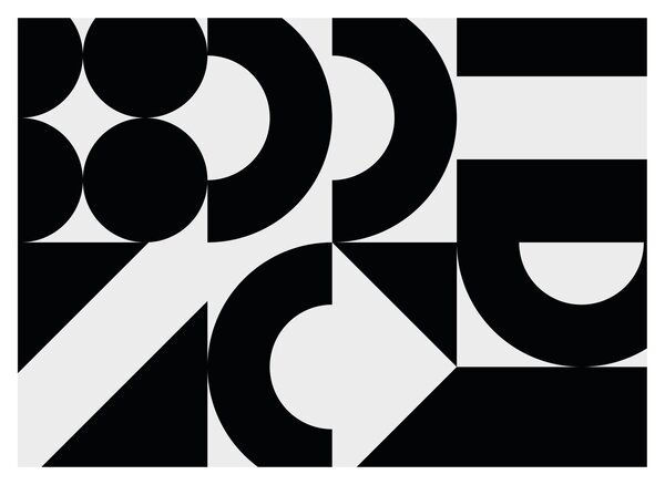 Obraz - Geometrická abstrakce N⁰2 (70x50 cm)