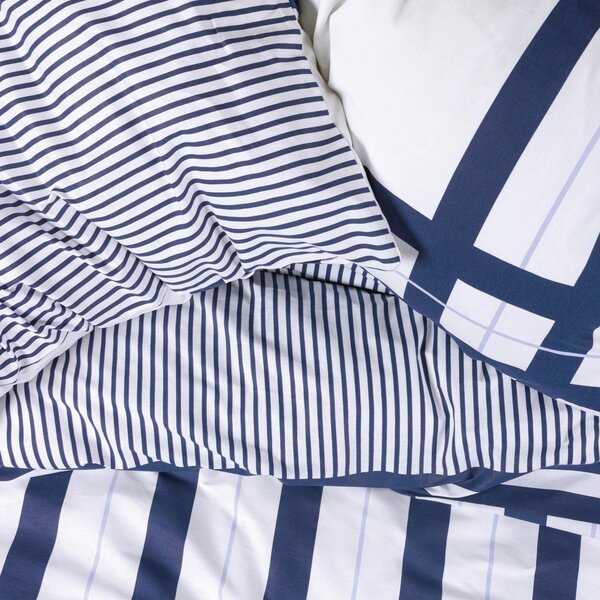 POVLEČENÍ, renforcé, tmavě modrá, 155/220 cm - Online Only povlečení, Online Only