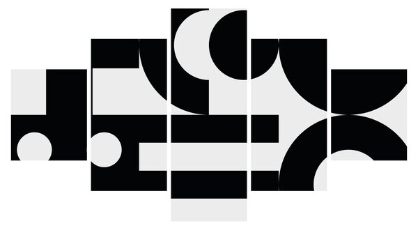 Obraz - Geometrická abstrakce N⁰3 (125x70 cm)