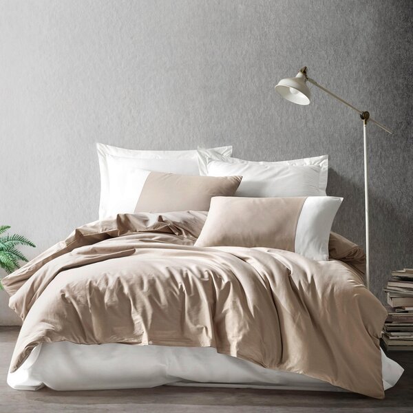 POVLEČENÍ, renforcé, krémová, béžová, 155/220 cm - Online Only povlečení, Online Only