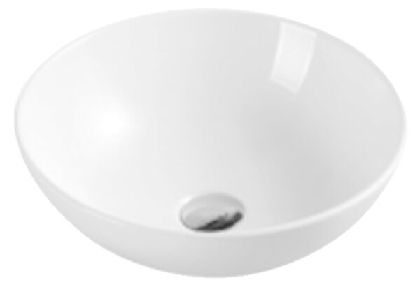 LaVita Round umyvadlo 40x40 cm kulatý na pult bílá lesk 5900378310228