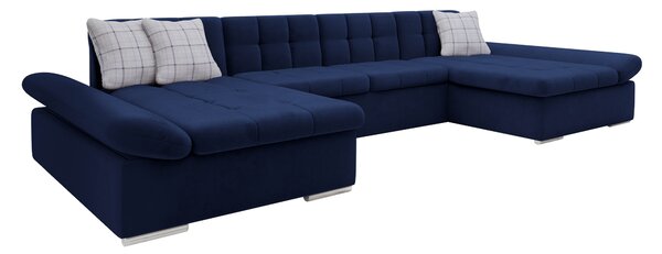 Rozkládací sedačka Agnara (magic velvet 2216 + magic velvet 2216 + senegal 818)