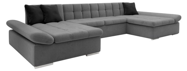 Rozkládací sedačka Agnara (magic velvet 2217 + magic velvet 2217 + magic velvet 2219)