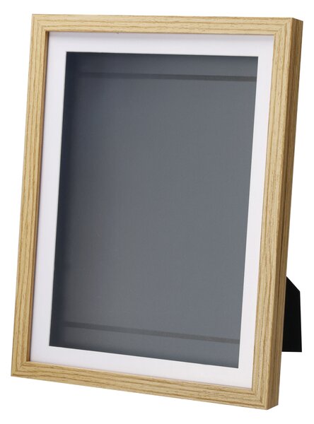 Livarno® Fotorámeček s úložnou přihrádkou, 22 x 30,5 cm (vzhled dřeva) (100399340003)