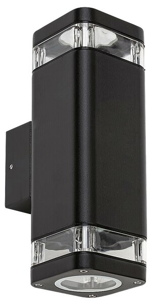 Rabalux venkovní nástěnné svítidlo Sintra GU10 2x MAX 25W matná černá IP44 7956
