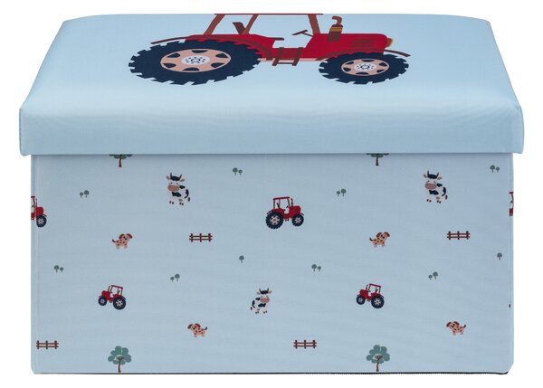 Livarno® Lavice s úložným prostorem, 50 x 30 x 30 cm (modrá) (100399296001)