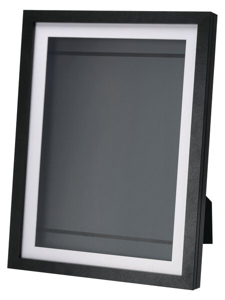 Livarno® Fotorámeček s úložnou přihrádkou, 22 x 30,5 cm (černá) (100399340002)