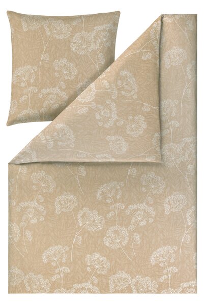 POVLEČENÍ, interlock jersey, pískové barvy, 140/200 cm Estella - Povlečení